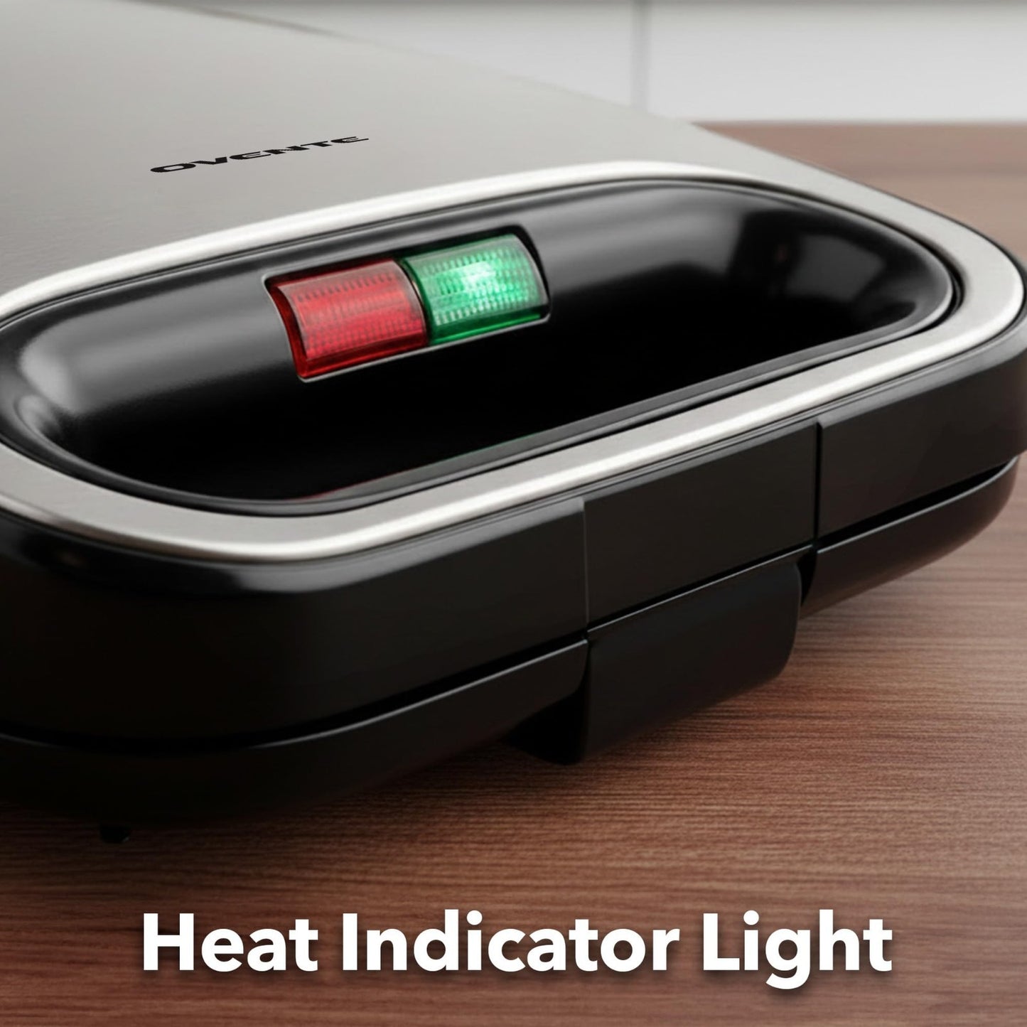 Electric Sandwich Maker - Non-Stick Plates, Cool Touch Handle, Easy Clean, Ideal6