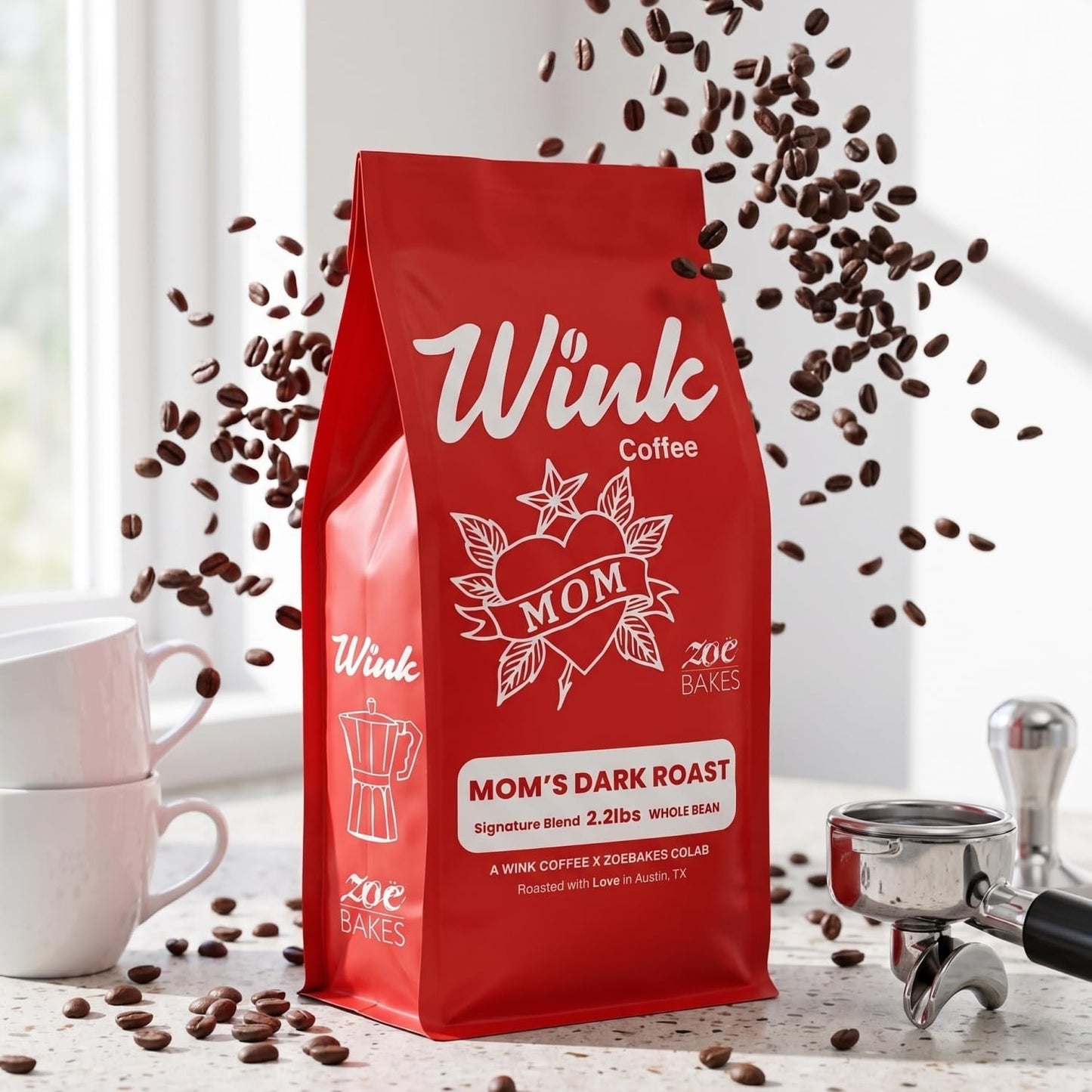 Dark Roast Whole Bean Coffee 2.2 lb - Single Origin, Smooth, Full-Bodied, Sustai5