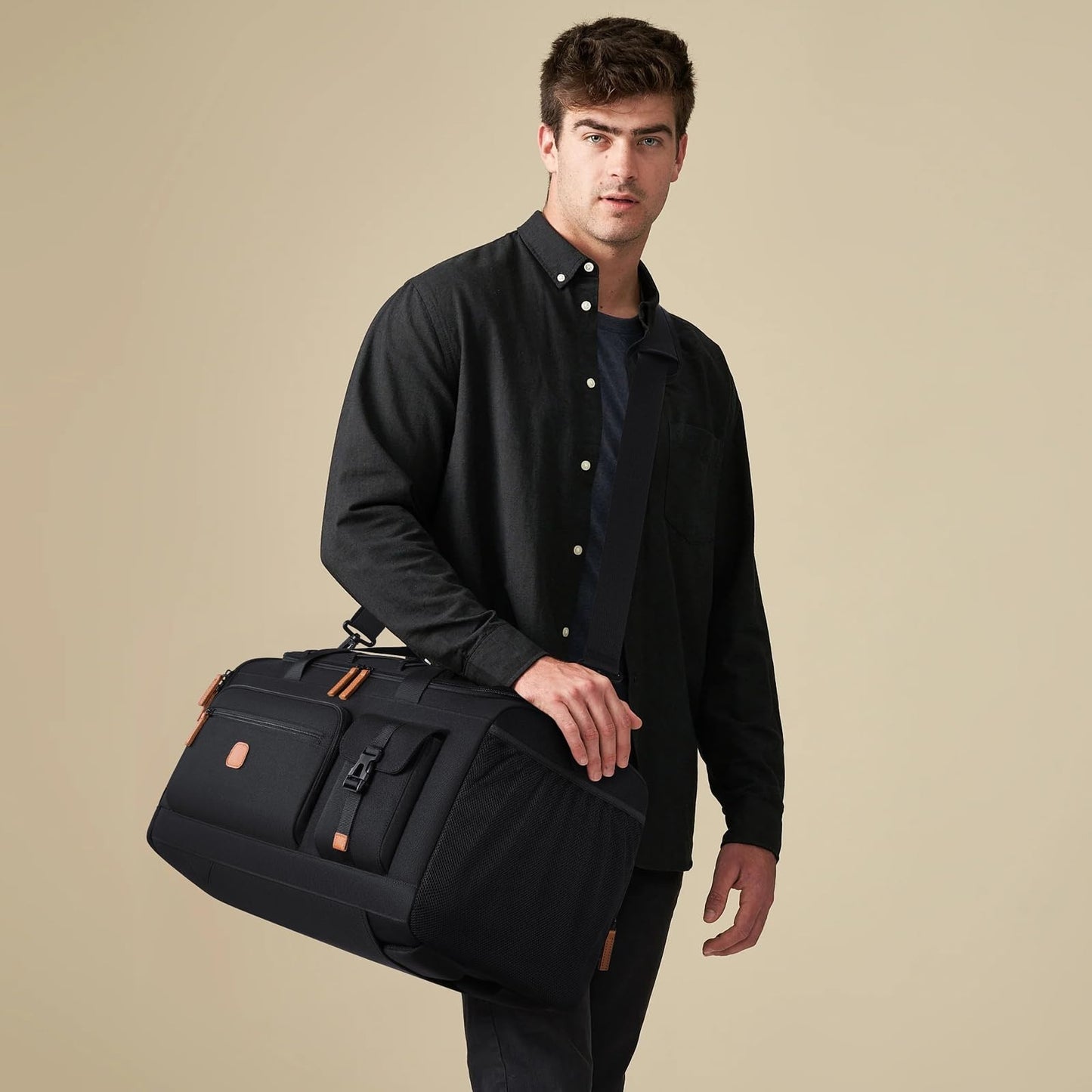 Versatile 3-in-1 Gym Bag with Shoe & Laptop Compartment - Anti-Theft Duffle Back8