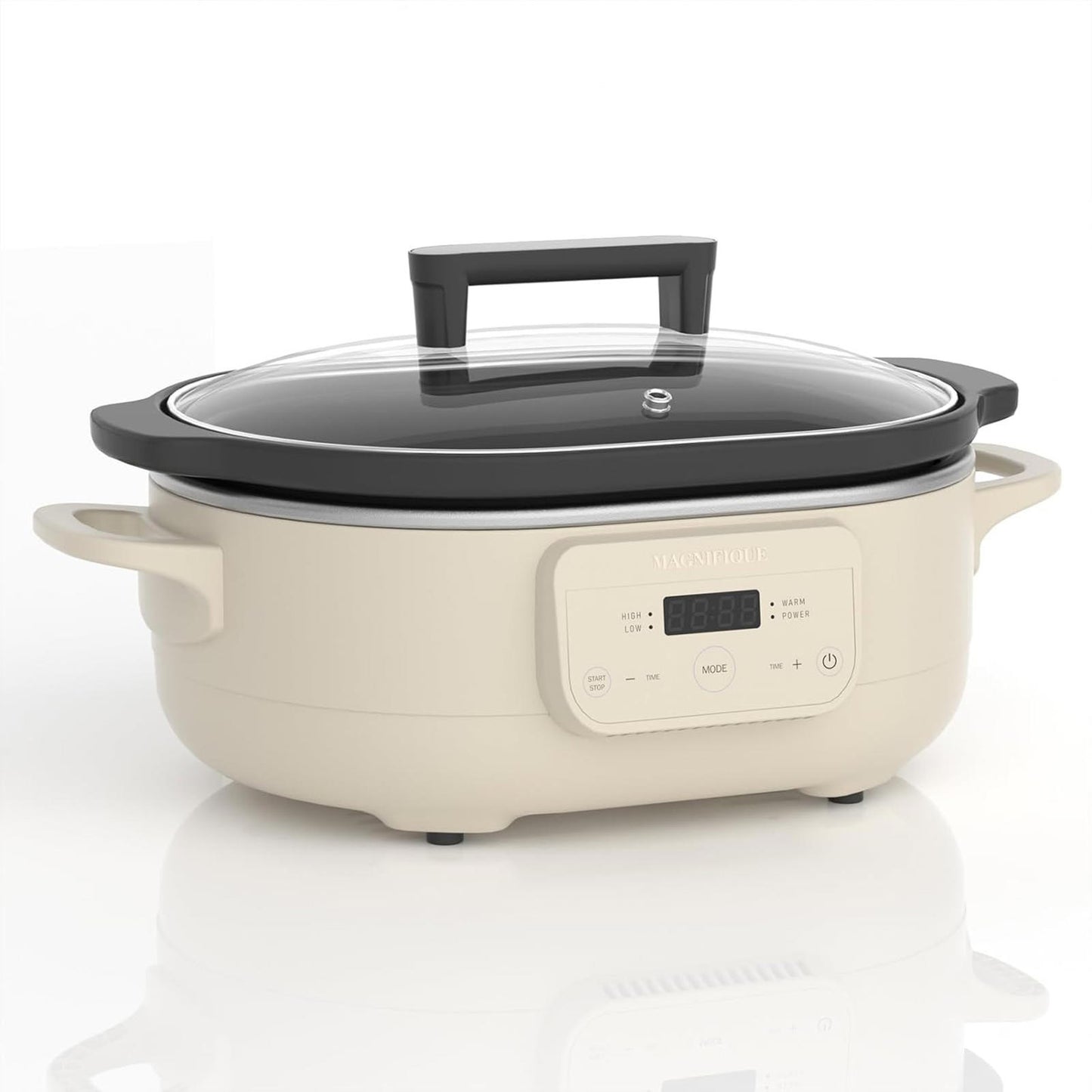 6Qt Programmable Slow Cooker Nonstick Removable Pot Oatmeal Serves 6+