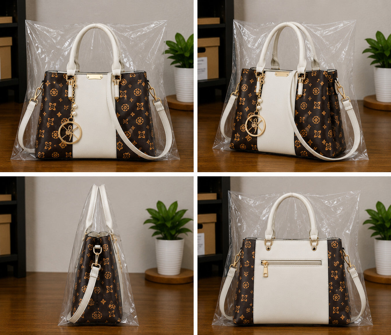 Women's Top Handle Satchel Shoulder Messenger Tote Handbag