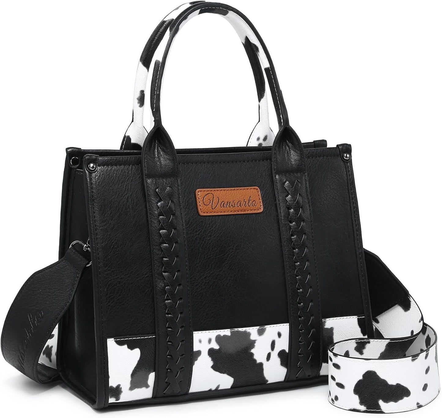 Women's Tote Bag Boho Shoulder Purse with Wristle