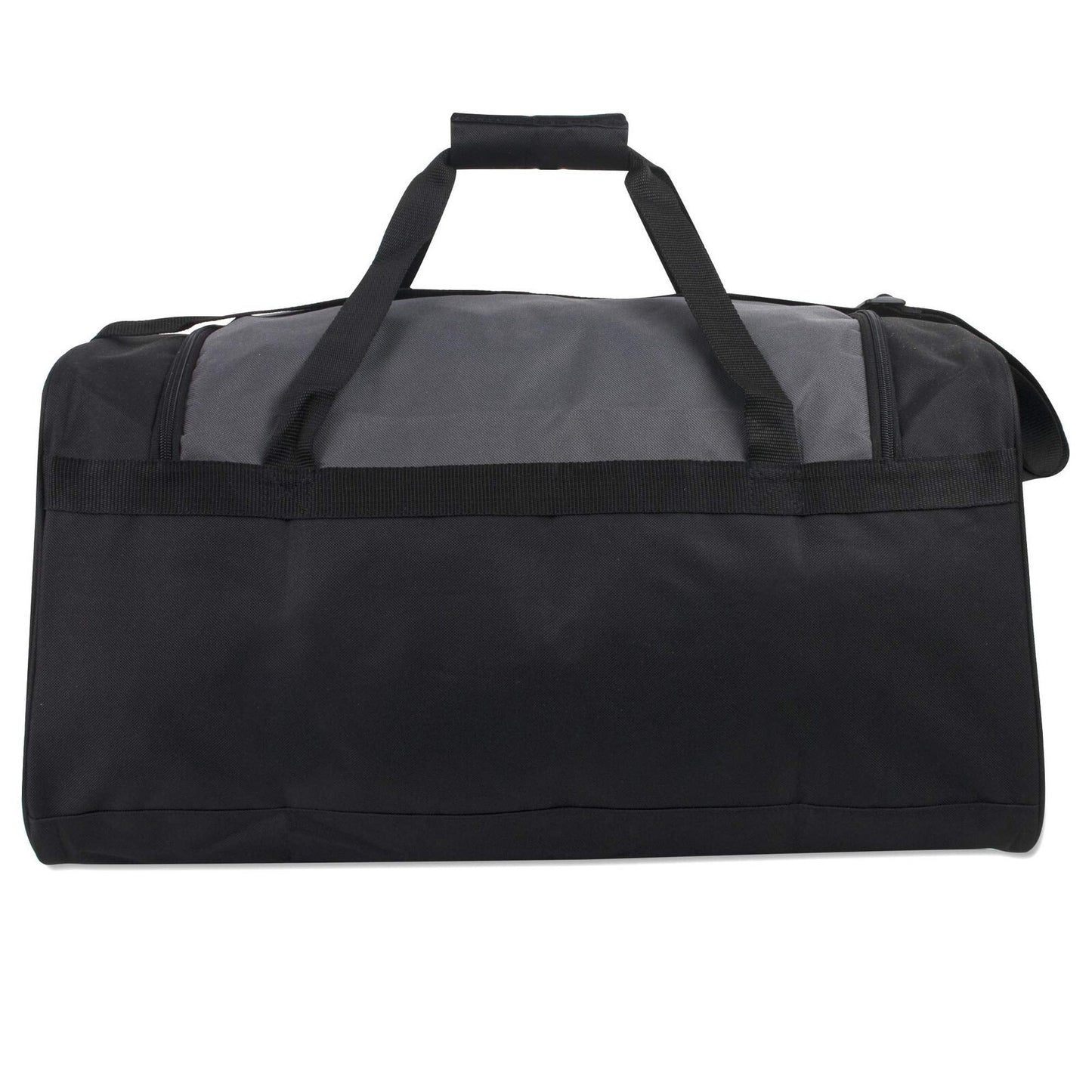 24 Inch Overnight Duffel Bag Travel Sports Gym Black Red
