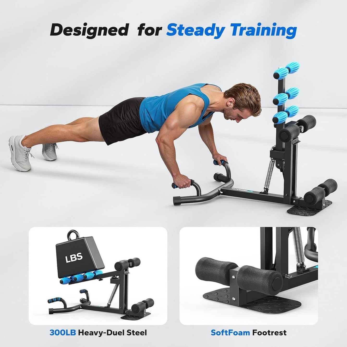 Deep Squat Machine for Women Adjustable Glutes Core Leg Home Gym