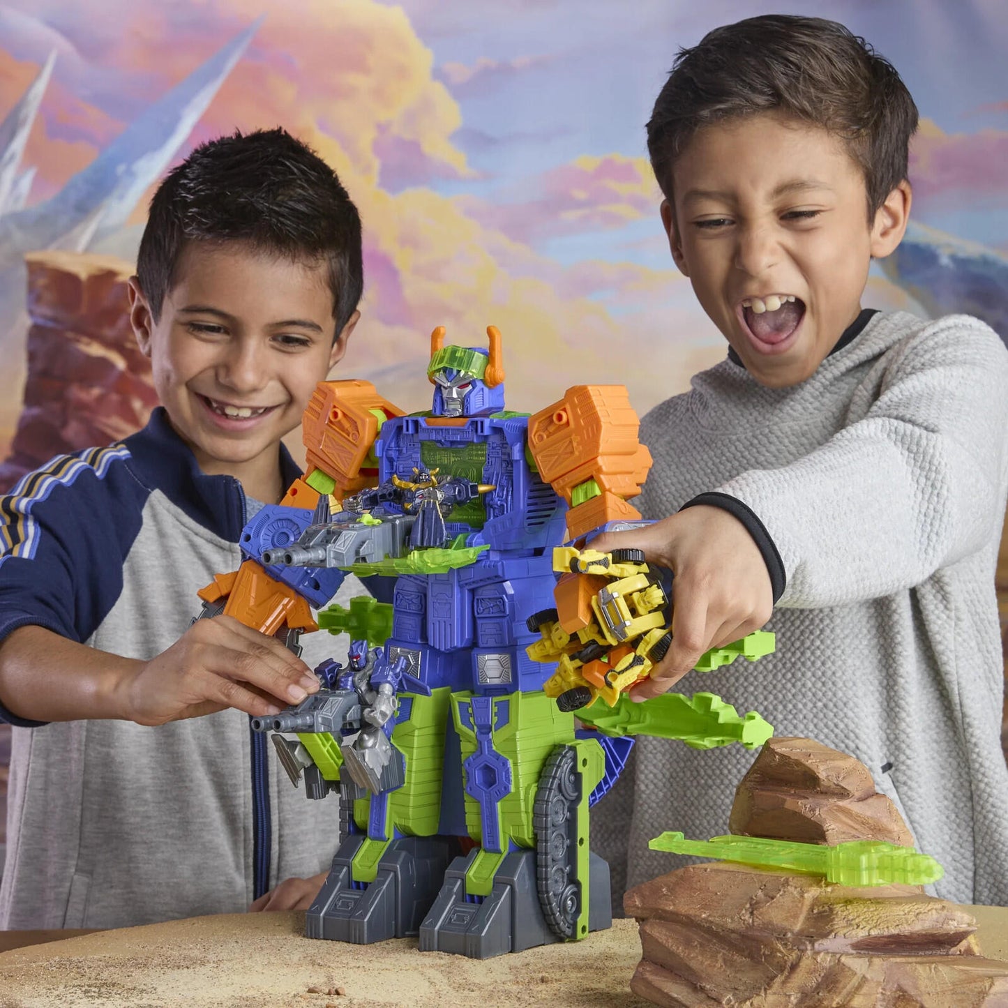 Toys CYBERWORLD Scorponok Strike Battle Converting Action Figure Playset, Stocki