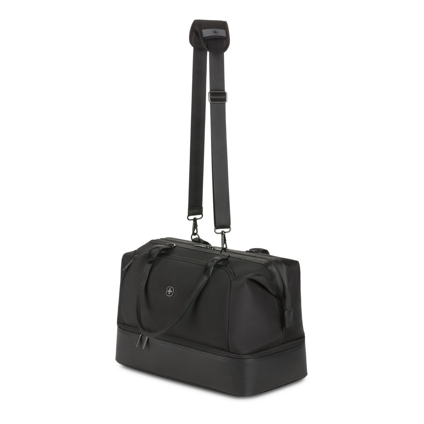 Black Weekender II Tote Bag Travel Gym Laptop Pocket