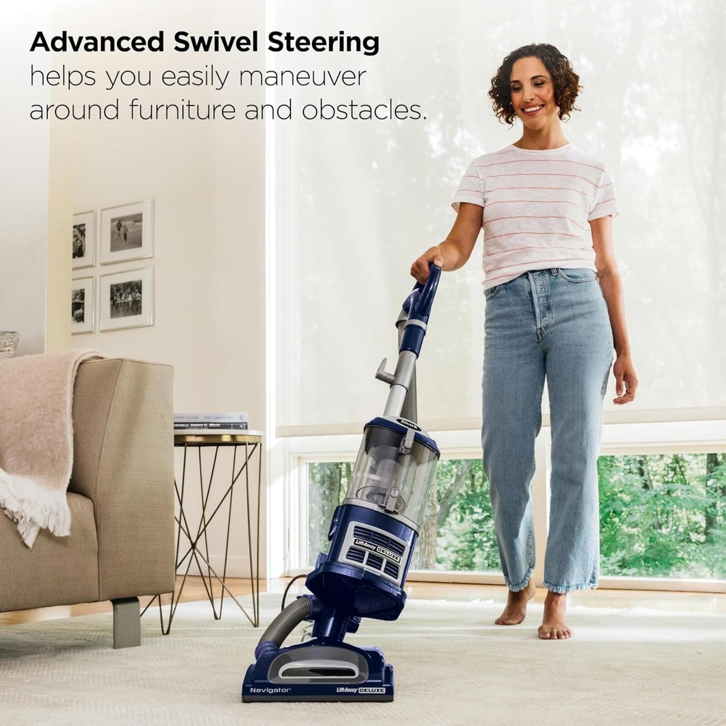 Upright Vacuum, Navigator Lift-Away Deluxe with Large Dust Cup Capacity, HEPA Fi