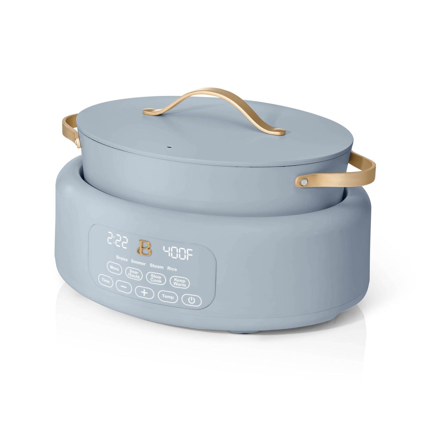 10 in 1, 6 Qt Electric Multi-Cooker, Cornflower Blue by Drew Barrymore