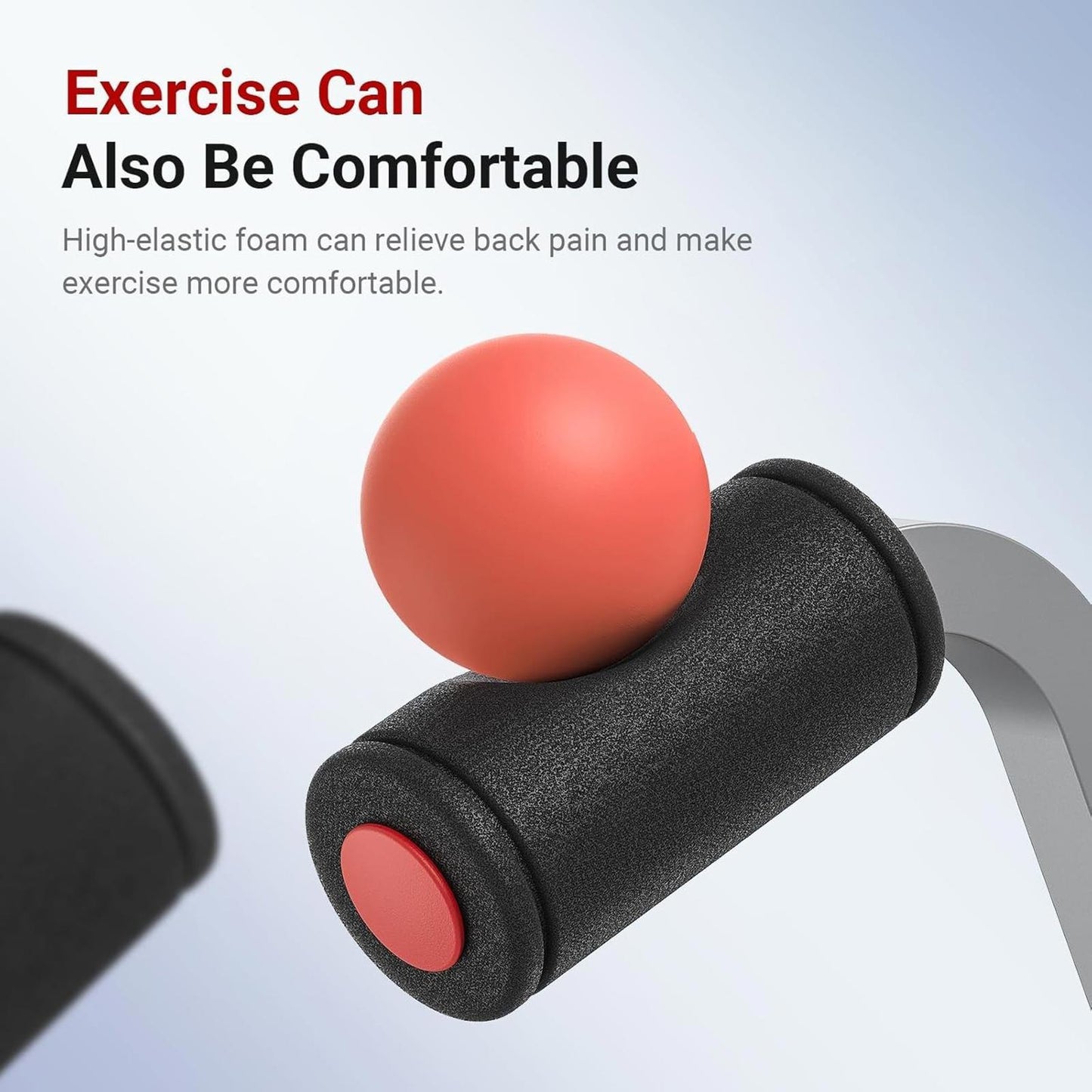 Ab Machine Sit Up Exercise Equipment w/ Adjustable Resistance Auto Rebound