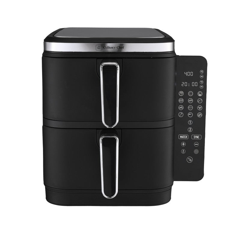 , 11.6 Qt./10.4L Double Stack Digital Air Fryer, Black11