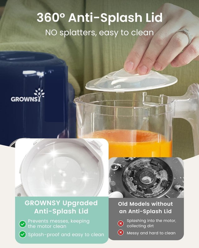 Baby Food Maker Steamer Blender Grinder One-Step Auto Cooking Dark Blue5