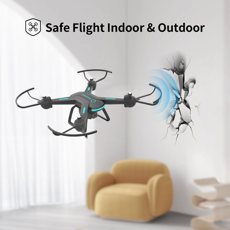 JY03 1080P FPV Drone w/ HD Camera Optical Flow 2 Batteries RC Quadcopter3
