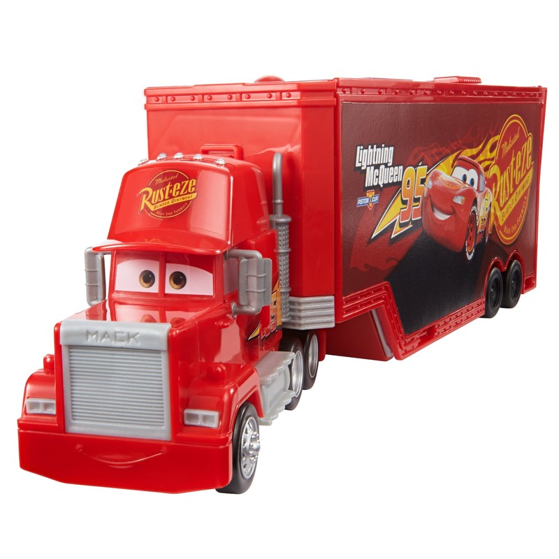 Transforming Mack Playset, 2-In-1 Toy Truck & Tune-Up Station with Launcher11