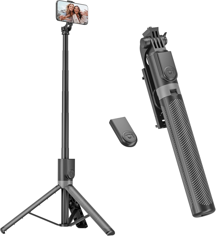 71'' Phone Tripod Selfie Stick Extendable Stand w Wireless Remote8