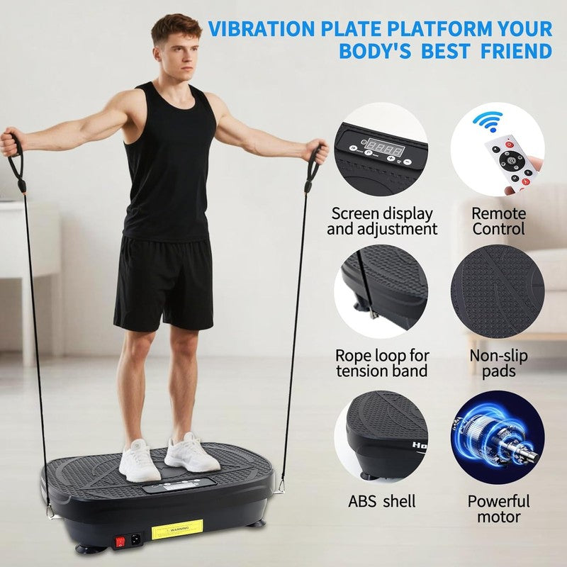 Homesy Vibration Plate Exercise Machine Full Body Shake Home Fitness Gym0