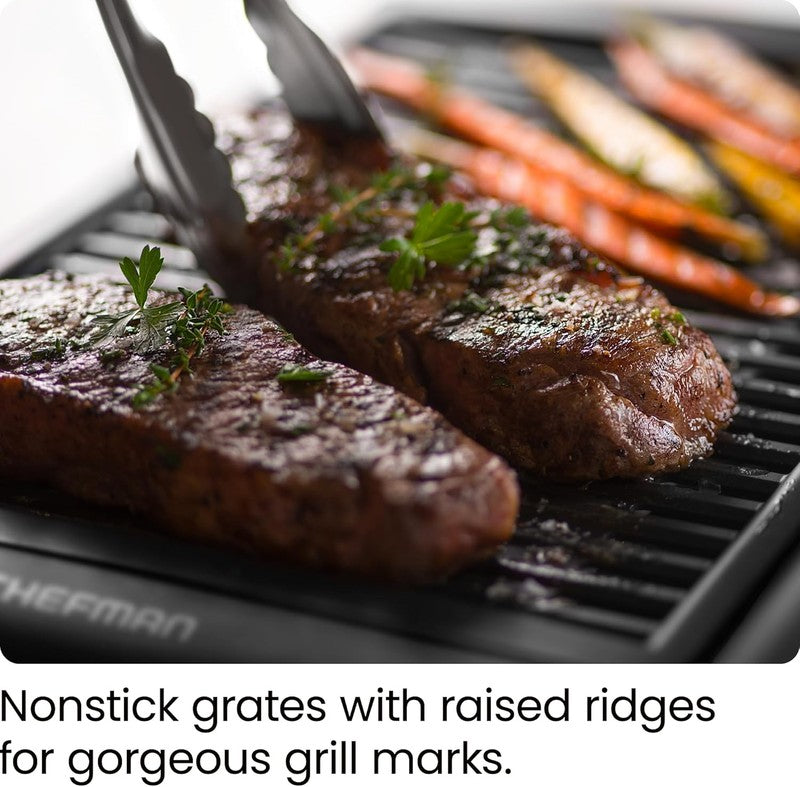Electric Smokeless Indoor Grill W/ Non-Stick Cooking Surface & Adjustable Temper6