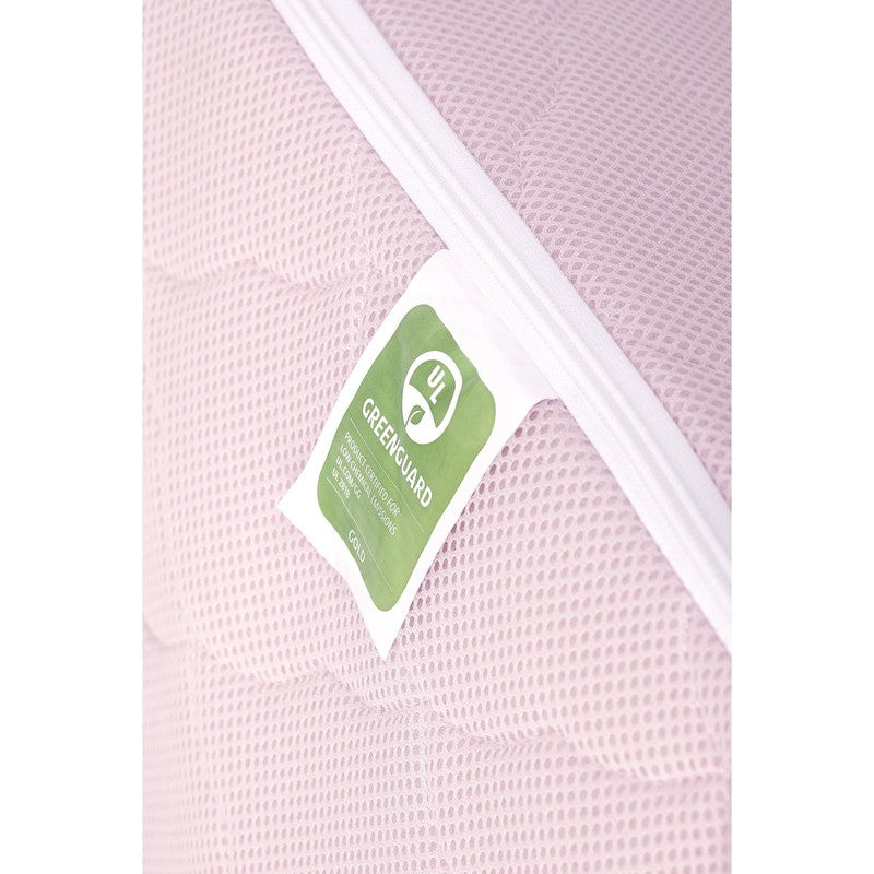 Rest EZ 2 in 1 Mini Crib Mattress, Pink8