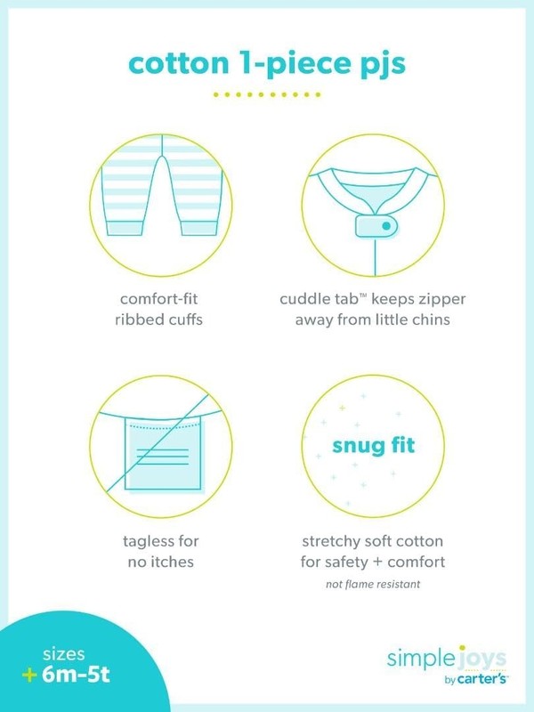 Baby Boys 3 Pack Snug Fit Footless Cotton Pajamas5