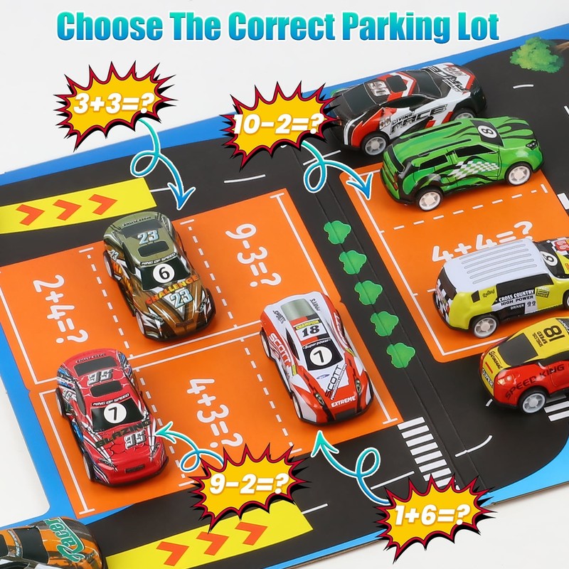 30PCS Mini Car Toys, Pull Back Car Set, Toy Gift for Boys 3 4 5 6 Years Old5