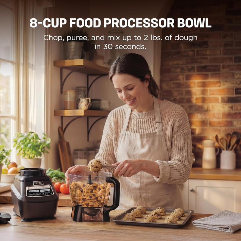 Ninja BL770 Kitchen System 1500W Blender Food Processor Set Black3