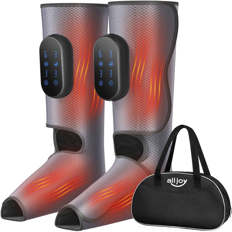 Cordless Foot & Leg Massager, Air Compression Boots, Rechargeable Calf Massager8