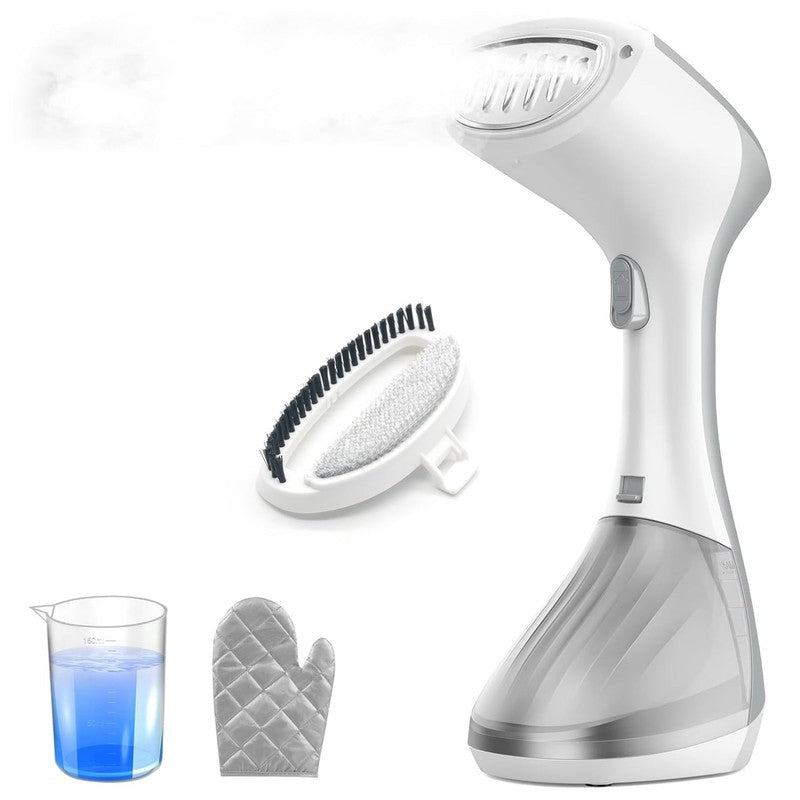 1300W Handheld Clothes Steamer, 260ML Tank, Portable Travel Steamer   White8