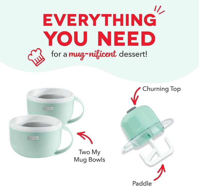 My Mug Ice Cream Maker - Makes Single Serving of Gelato, Frozen Yogurt, Sorbet &6