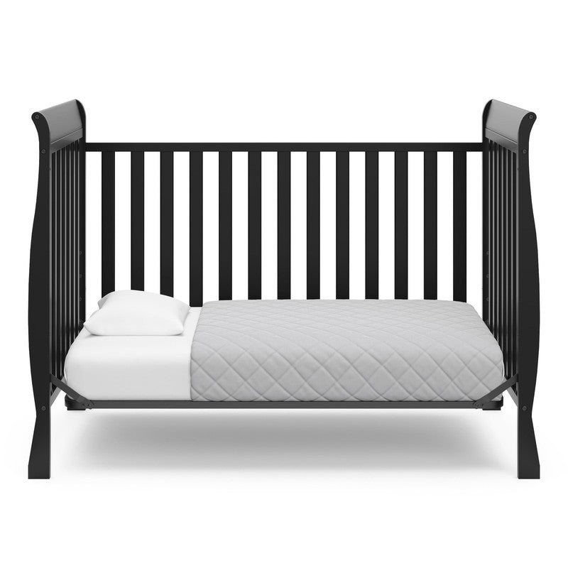 Maxwell 3-In-1 Convertible Baby Crib, Black3