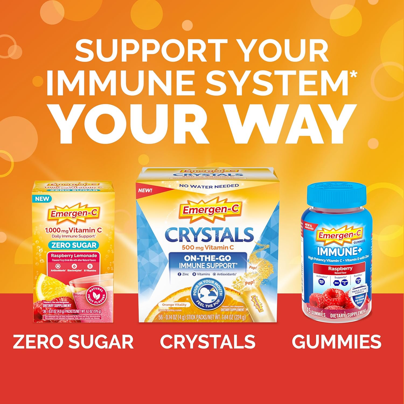 Vitamin C Powder 1000mg Immune Support with Zinc Electrolytes Super Orange4