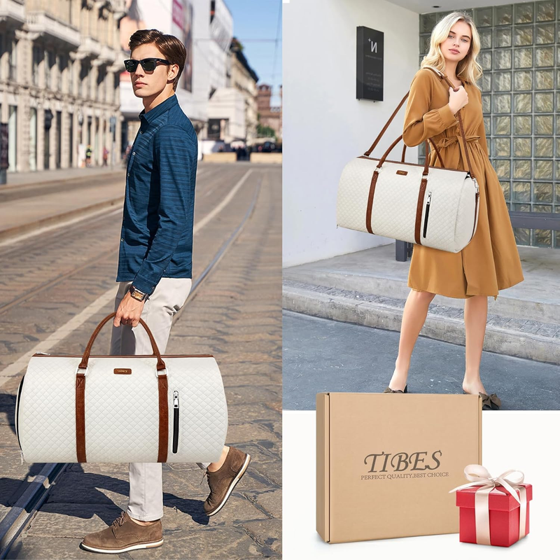 Convertible Garment Duffle Bags for Travel   Carry on Garment Bags with Toiletry6