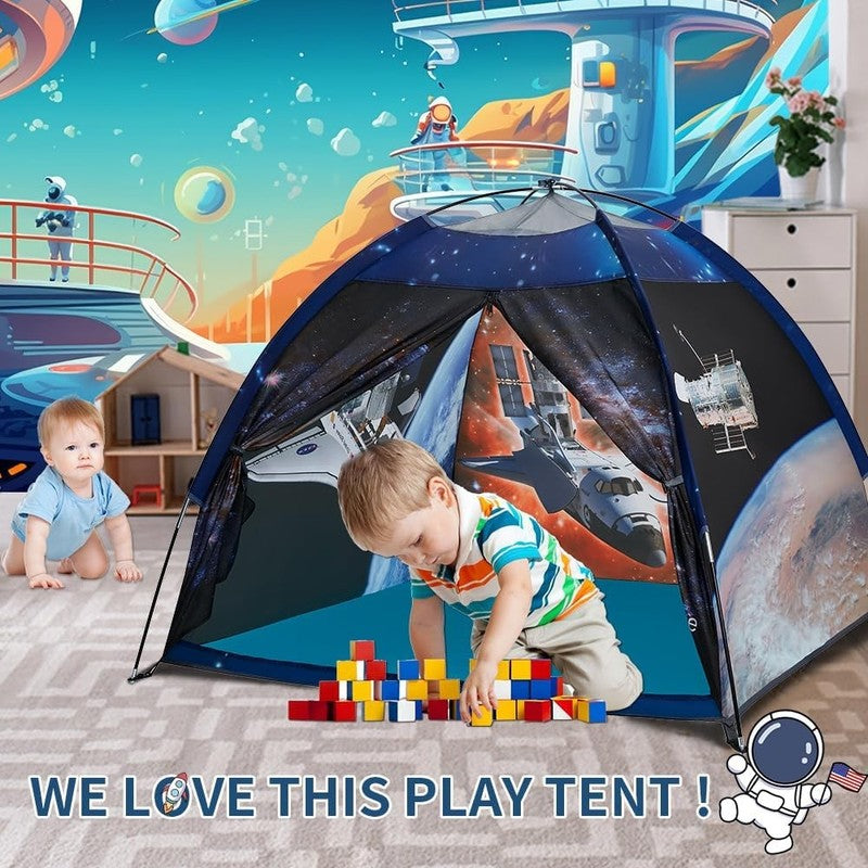 Space Shuttle Atlantis Kids Play Tent, Indoor/Outdoor Toddler Playhouse3