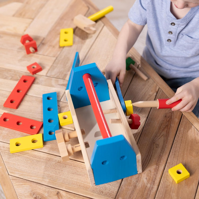 Take Along Tool Kit Wooden Construction Toy (24 Pcs)1