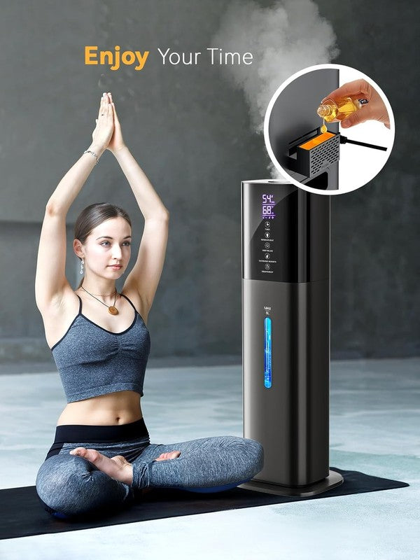 8L Cool Mist Humidifier Bedroom Large Room Quiet Ultrasonic 3 Speed Humidistat7