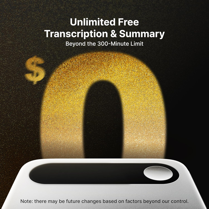 Note Pro AI Voice Recorder Transcribe Summarize 113 Languages Black2