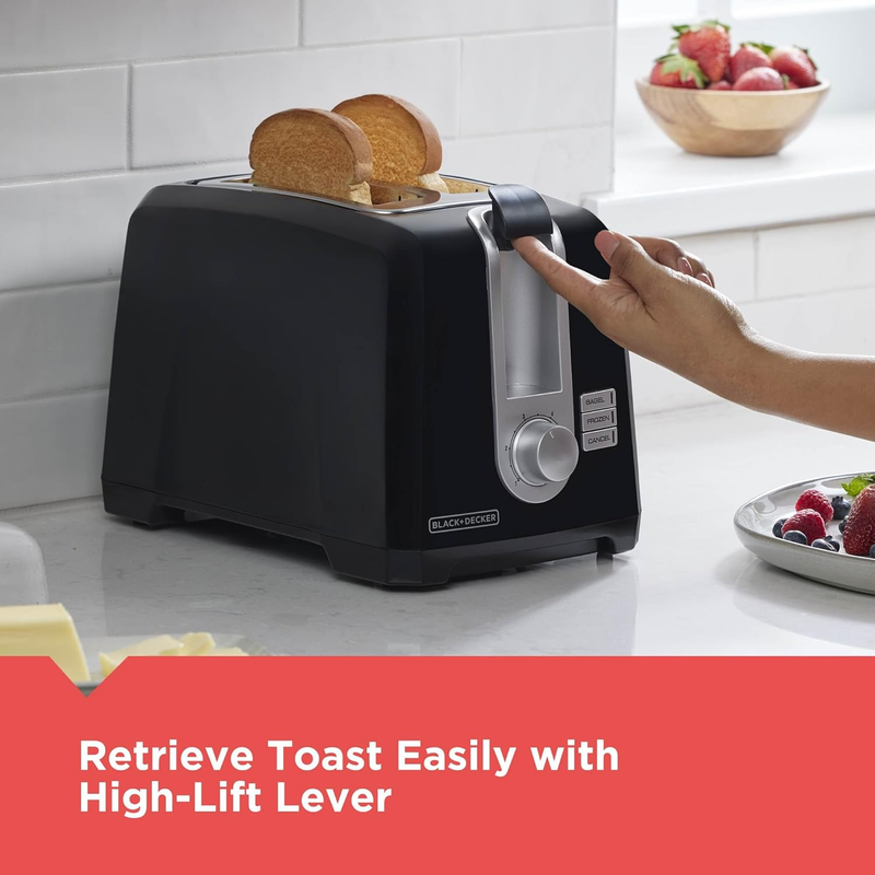 2-Slice Toaster, T2569B, Extra Wide Slots, 6 Shade Settings, 850 Watts, Crumb Tr3