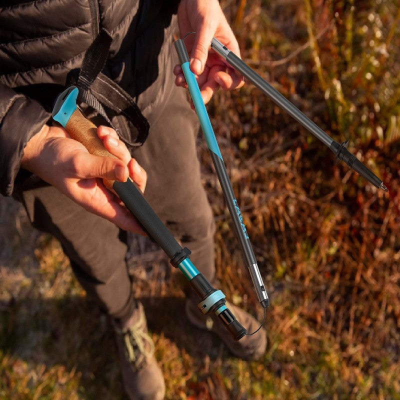 Trekking Poles, Collapsible Hiking Poles,Lightweight and Compact Walking Sticks 2