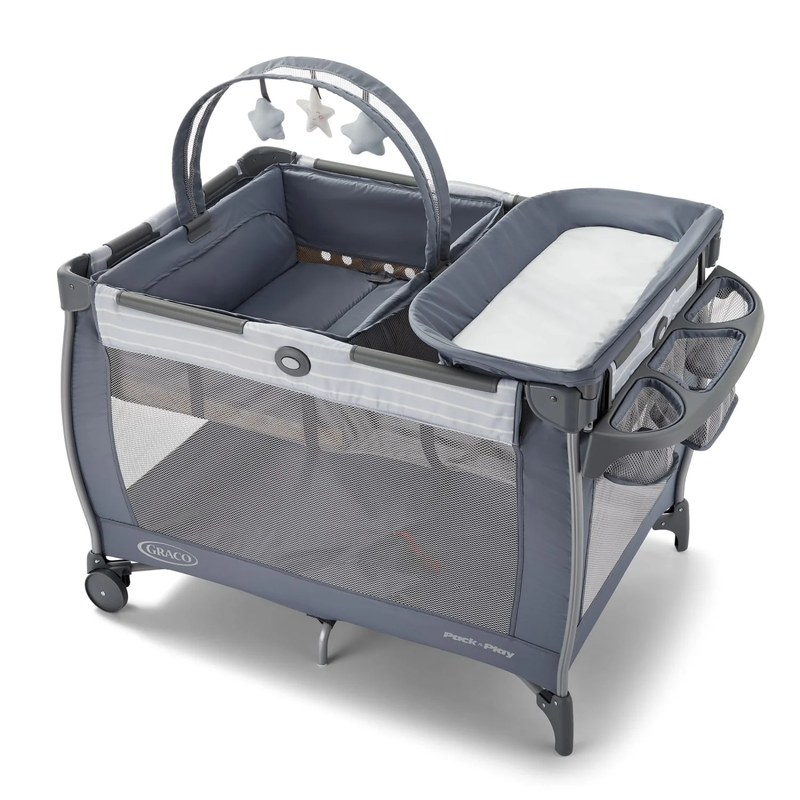 ack N Play Portable Playard Anywhere Dreamer Baby Playpen Blue7
