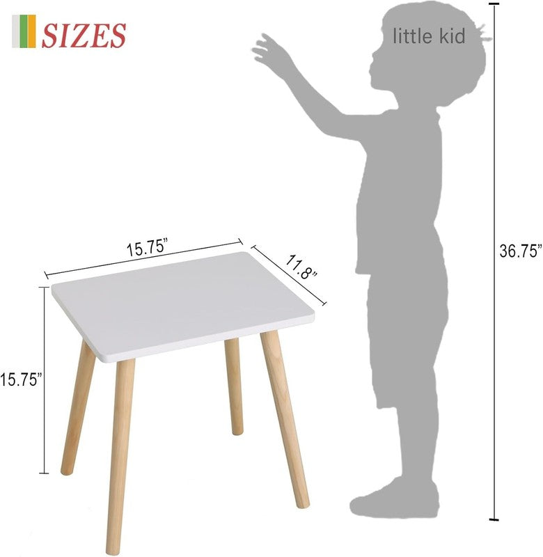 Small White Side Table End Table Modern Wood Nightstand for Bedroom Office2