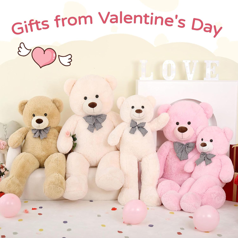 Giant Teddy Bear 4 Feet,Adorable and Cuddly Big Bear Stuffed Animal 47", Classic7