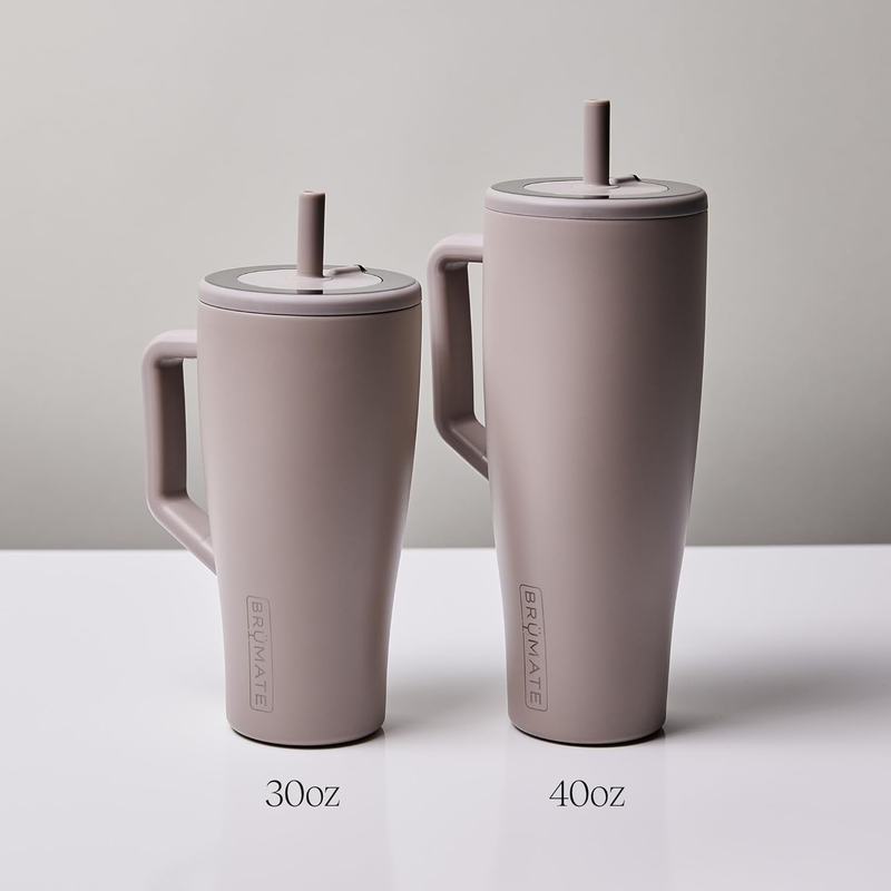 40oz Stainless Steel Tumbler with Handle Leakproof Insulated Cup Black4