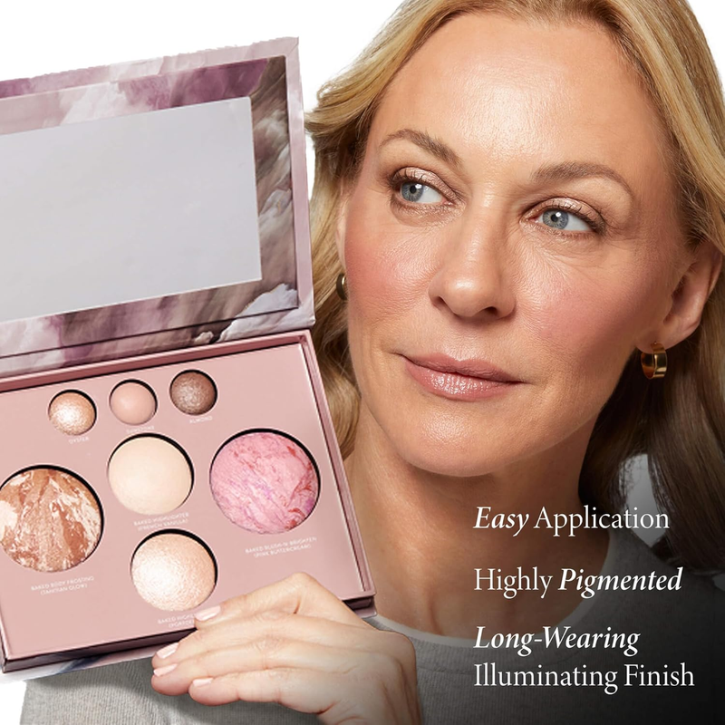 7-in-1 Face Makeup Palette Bronzer Blush Highlighter Eyeshadow Travel7