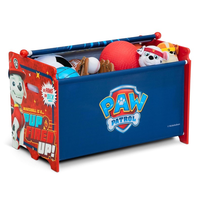 PAW 3-Piece Toddler Playroom Set – Includes Table, Chair and Toy Box, Blue5