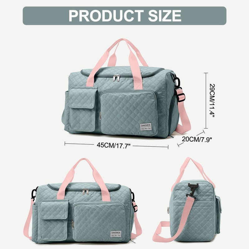 Travel Duffle Bag for Women Large Weekender Bags Carry on Gym Duffel Bag with We2