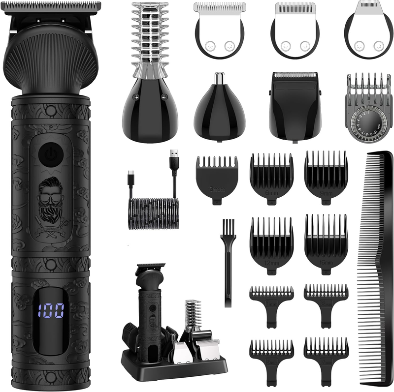 7-in-1 Professional Beard Trimmer Kit for Men - Cordless Grooming Set0