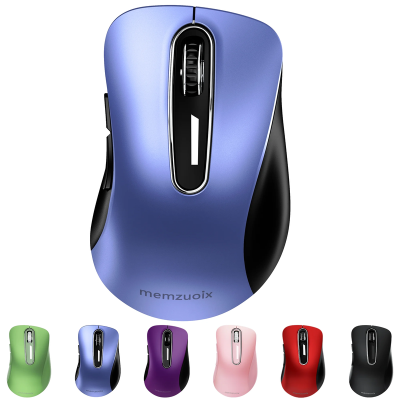 2.4GHz Wireless Mouse 1200 DPI 5 Button USB Receiver PC Laptop Sky Blue9