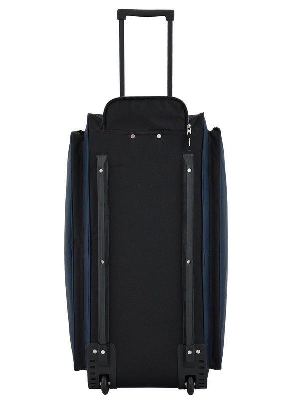 30" Rolling Duffel Bag – Large Checked Travel Luggage with Multi-Pockets, Blue3