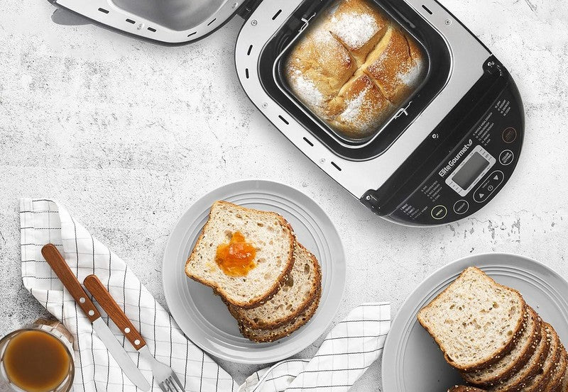 Bread Maker 2LB Black 3 Loaf Sizes 19 Menus Gluten Free5