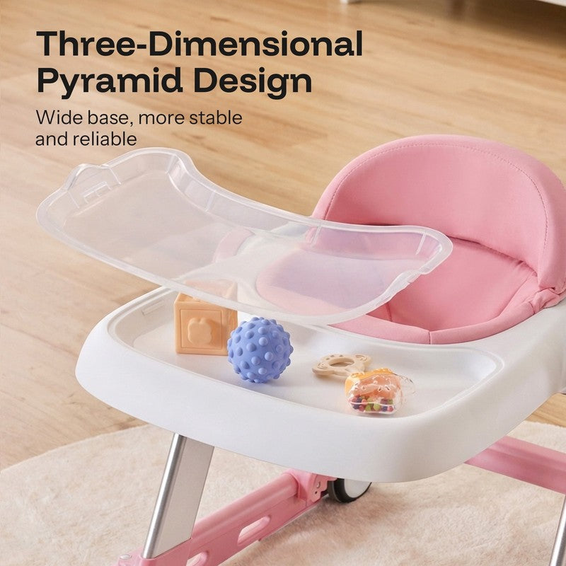 Baby Walker for Babies 6-18 Months, Anti-Rollover, Seat and Height Adjustable, P5