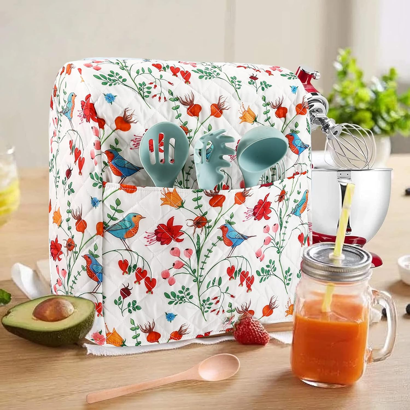 Stand Mixer Cover Fits KitchenAid 5 8 Qt Dust Cover w/ Storage Pockets6