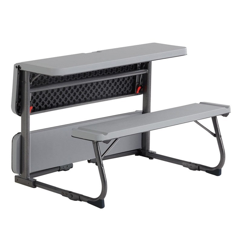 Folding Kid'S Picnic Activity Table for Ages 3-8, Gray4